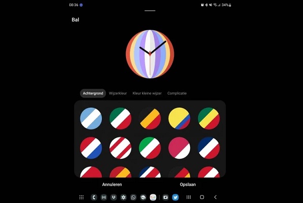 Samsung Galaxy Watch5 rilis watch face bendera 32 timnas