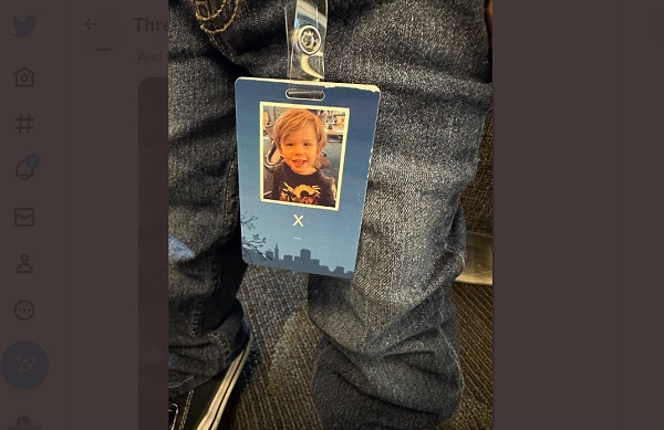 Momen putra Elon Musk berkunjung ke kantor Twitter