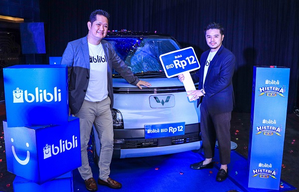 Blibli Histeria lelang mobil listrik mulai dari Rp12