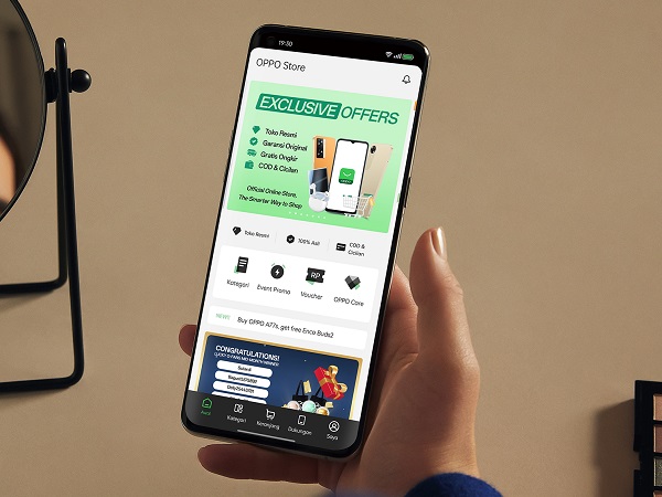 OPPO Store App tawarkan gratis ongkir