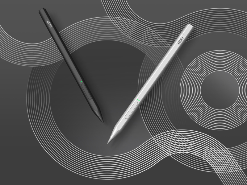MSI punya stylus yang bisa digunakan di layar dan kertas