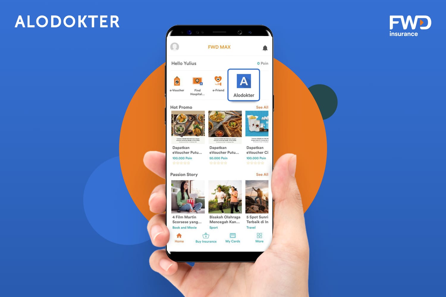 Alodokter kerja sama dengan FWD Insurance
