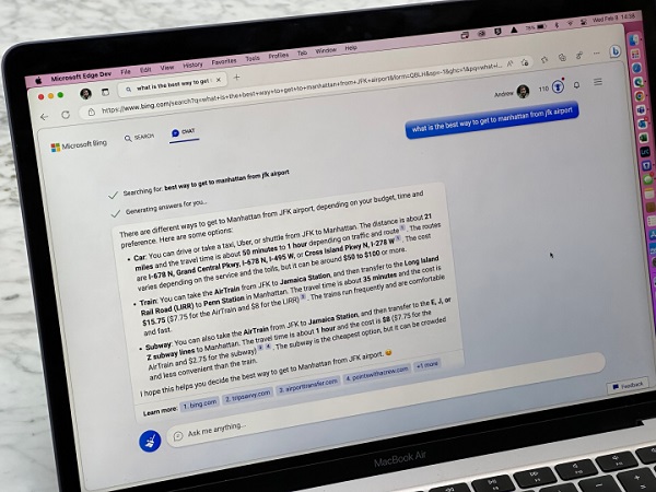 Undangan gelombang pertama Bing versi ChatGPT telah dimulai