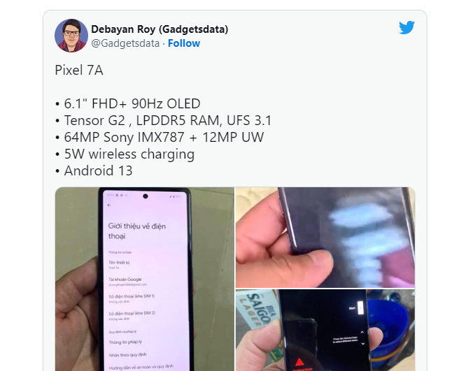 Google akan meluncurkan Pixel 7a pada 10 Mei
