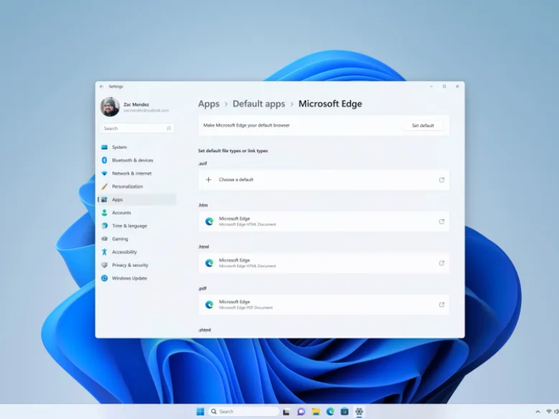 Microsoft perbarui pengaturan aplikasi default di Windows 11