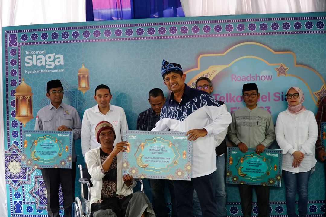 Telkomsel siaga berbagi di bulan Ramadan dan Idulfitri 1444 H