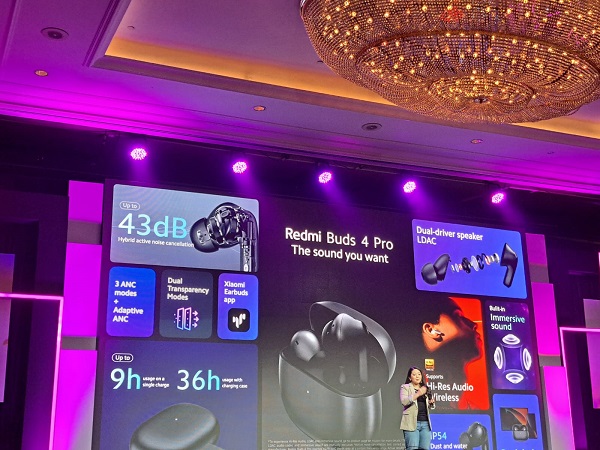 Dukung ANC hingga 43dB, ini harga Redmi Buds 4 Pro