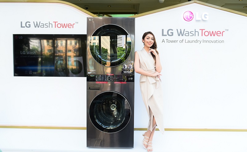 LG bawa mesin cuci WashTower dengan teknologi AI