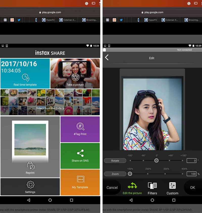 Jangan update aplikasi Fujifilm Instax Share!
