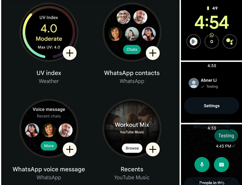 WhatsApp sudah bisa balas chat dari smartwatch