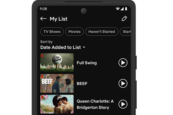 Netflix hadirkan pembaruan untuk fitur My List