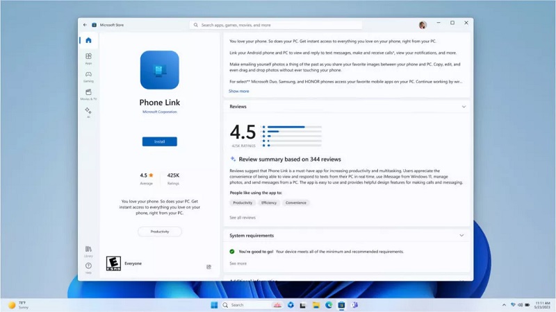 Microsoft tambahkan ringkasan ulasan yang dibuat AI
