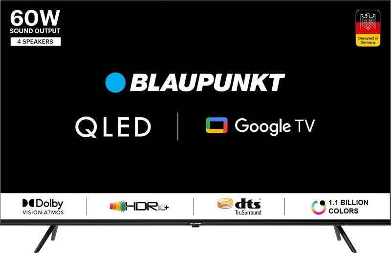 Smart TV Blaupunkt punya panel QLED 75 inci dan Dolby Atmos