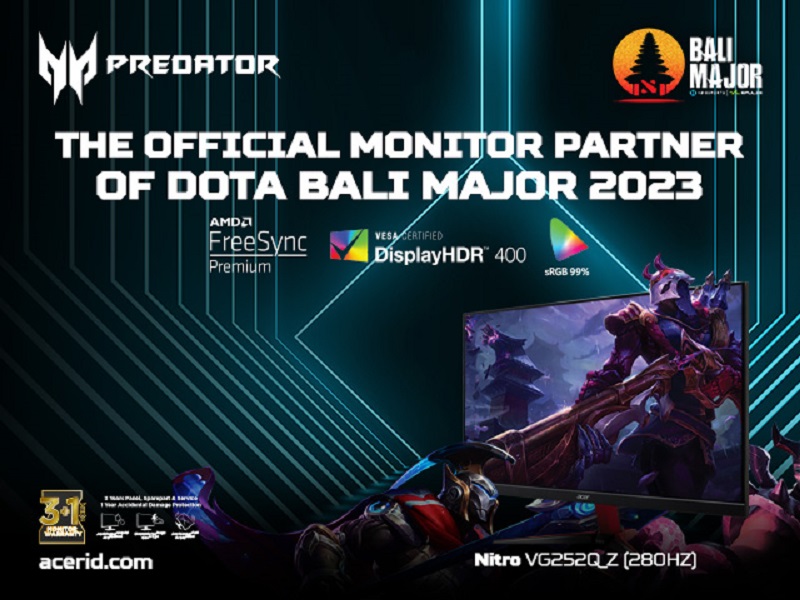 Acer sediakan monitor gaming berkualitas tinggi untuk esport