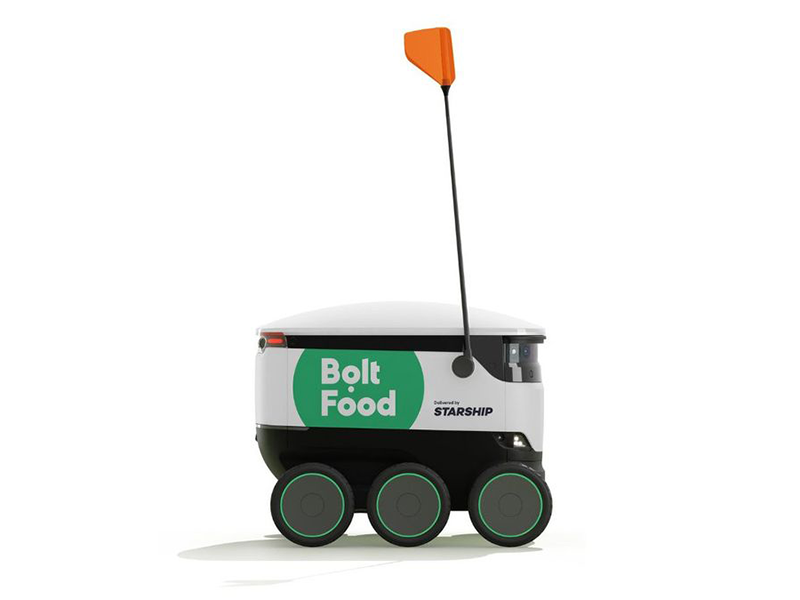 Startup ini hadirkan robot untuk antar makanan pelanggan