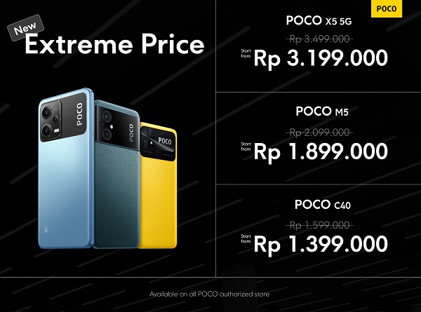 Sejumlah hape POCO turun harga, jadi makin ekstrem!