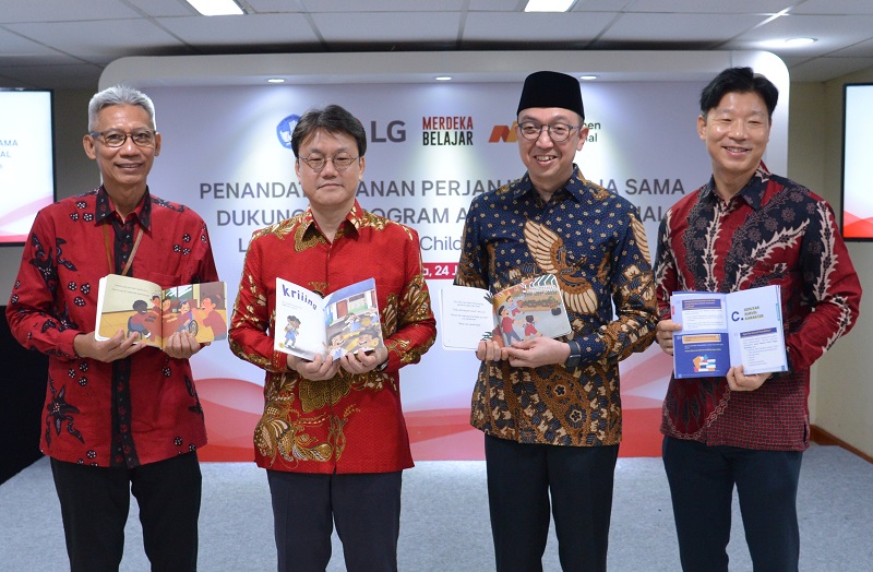 LG dukung gerakan literasi nasional dengan distribusikan buku bacaan