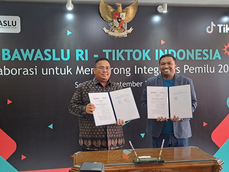 TikTok & Bawaslu kerjasama wujudkan Pemilu 2024 teredukasi