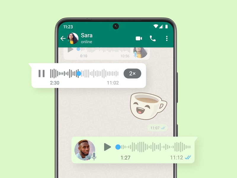 Pesan suara di WhatsApp bisa pakai mode View Once