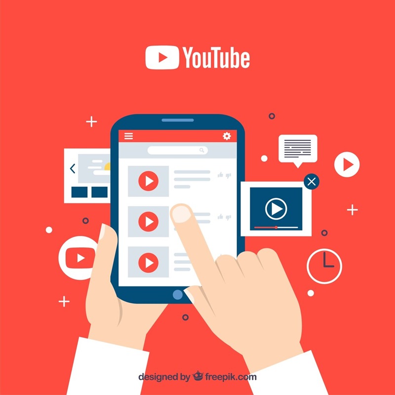 YouTube uji coba feed video dengan kode warna
