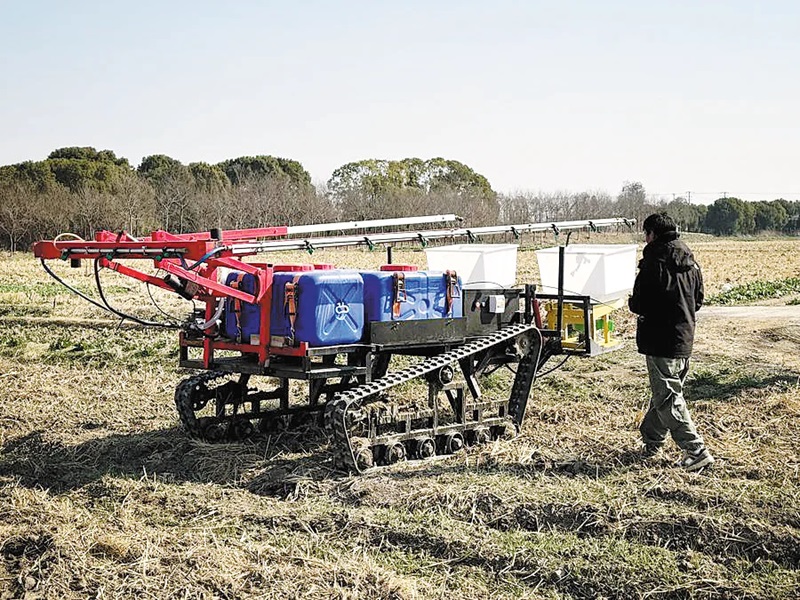 Tiongkok gunakan robot berbasis AI untuk panen ladang