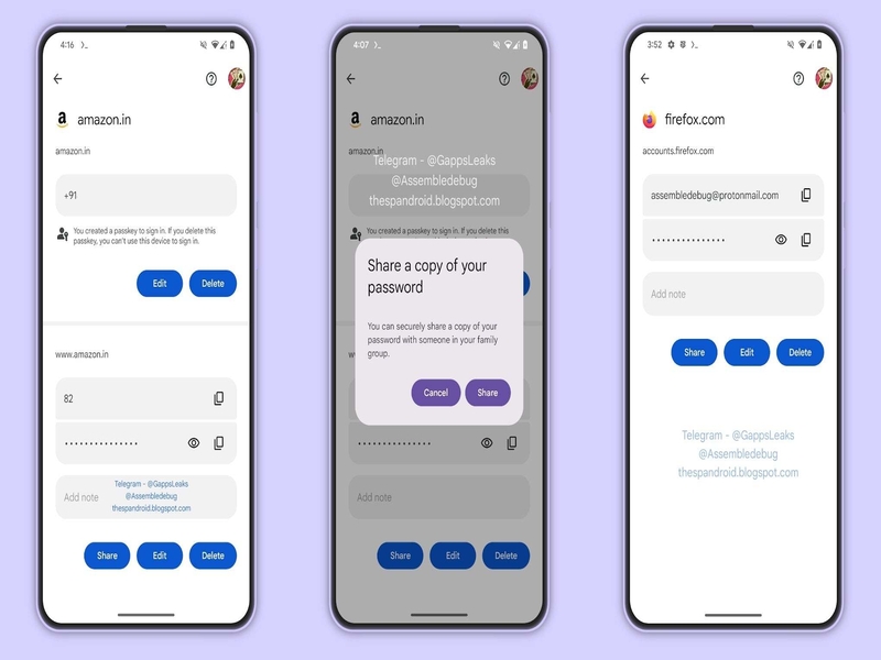 Google Password Manager siapkan fitur berbagi kata sandi