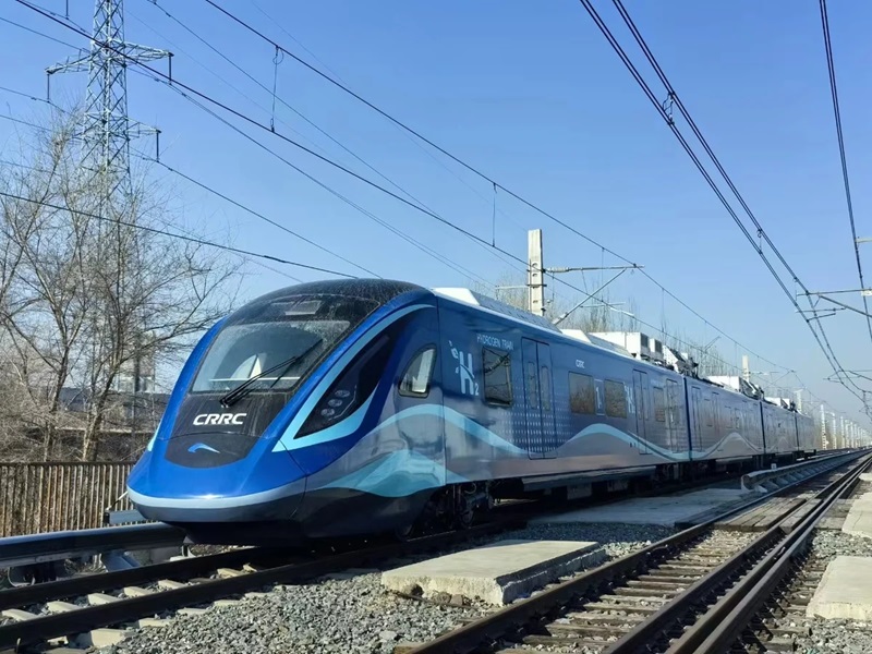 Tiongkok berhasil uji coba kereta hidrogen