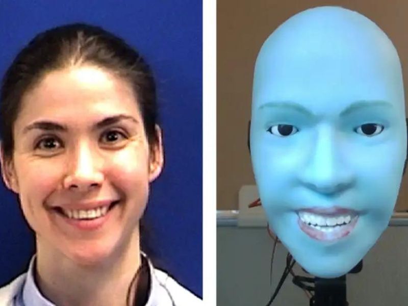 Emo Robot yang bisa menebak kapan manusia akan tersenyum 