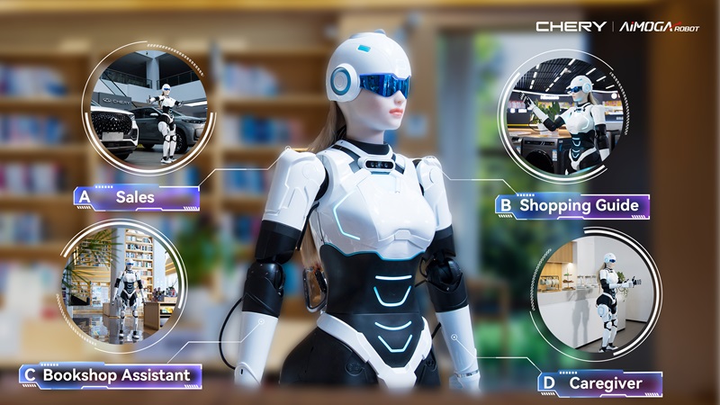 Chery kenalkan robot canggih Mornine, bisa jadi ART