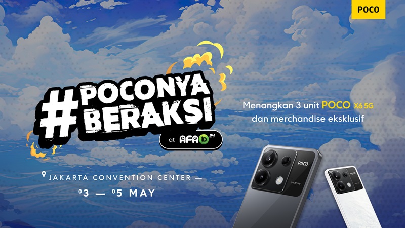 POCO meriahkan pesta kreativitas Anime Festival Asia 2024