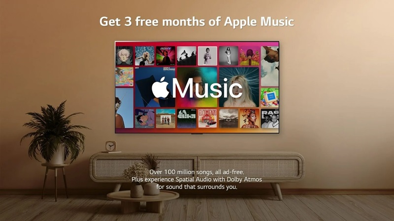 LG ungkap TV pertama di dunia dengan Apple Spatial Audio