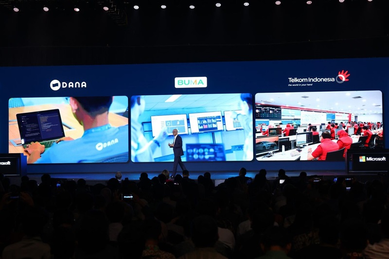 Transformasi AI Indonesia: Kolaborasi strategis Telkom, Buma, dan Dana bersama Microsoft