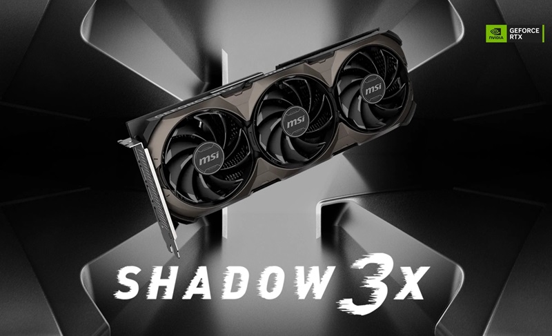 MSI luncurkan RTX 4070 Ti Super Shadow 3X dengan DDR6X 16 GB