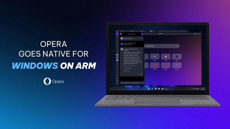 Opera One kini berjalan secara penuh di ARM