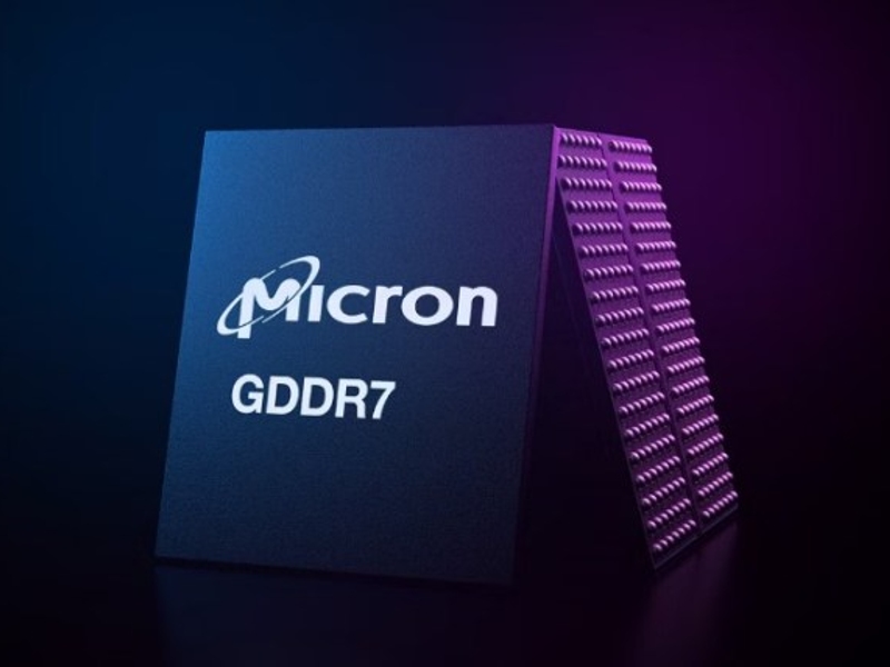 Modul VRAM GDDR7 Micron GPU tingkatkan performa generatif AI