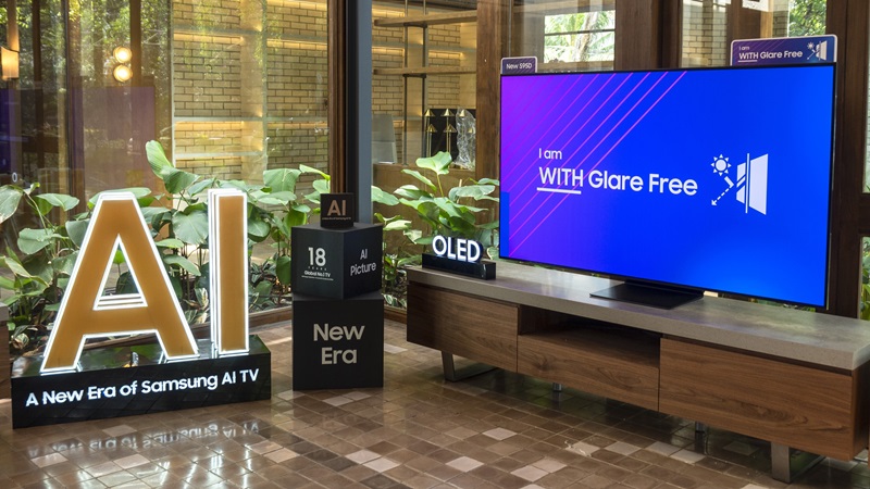 TV OLED Samsung semakin imersif dengan AI dan glare free