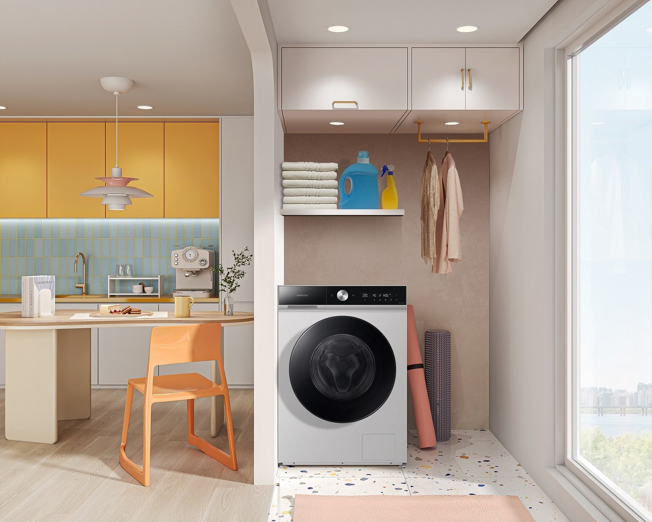 cuci saat hujan Pakai Samsung BESPOKE AI Washer & Dryer