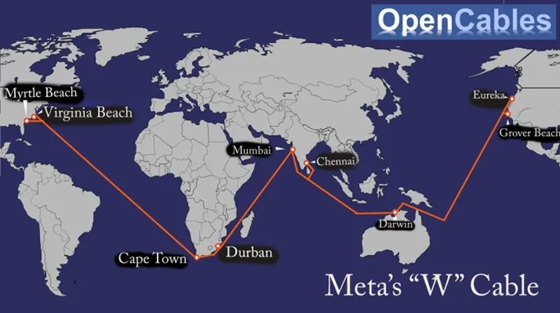 Meta bangun kabel internet bawah laut berbiaya Rp159 triliun