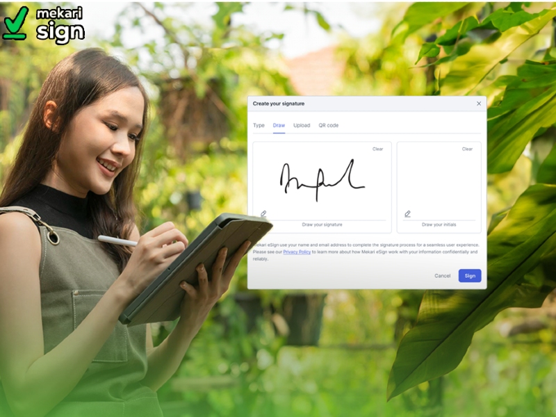 cara membuat tanda tangan digital online offline