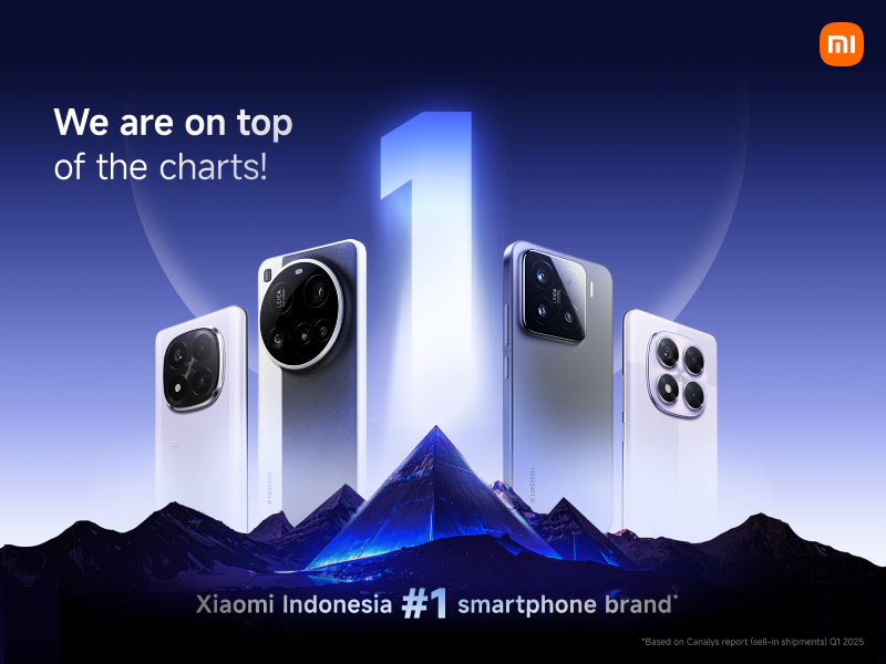 Xiaomi pimpin pasar smartphone Indonesia Q1 2025