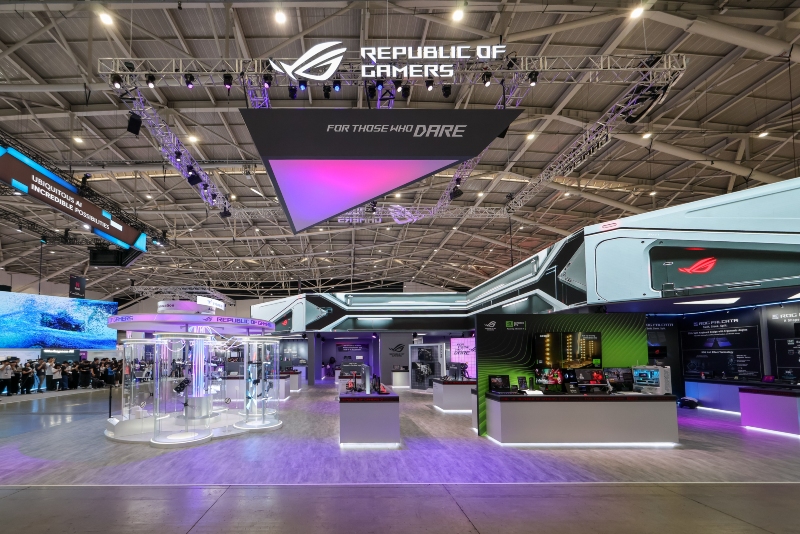 ASUS pamer booth futuristik di Computex 2025
