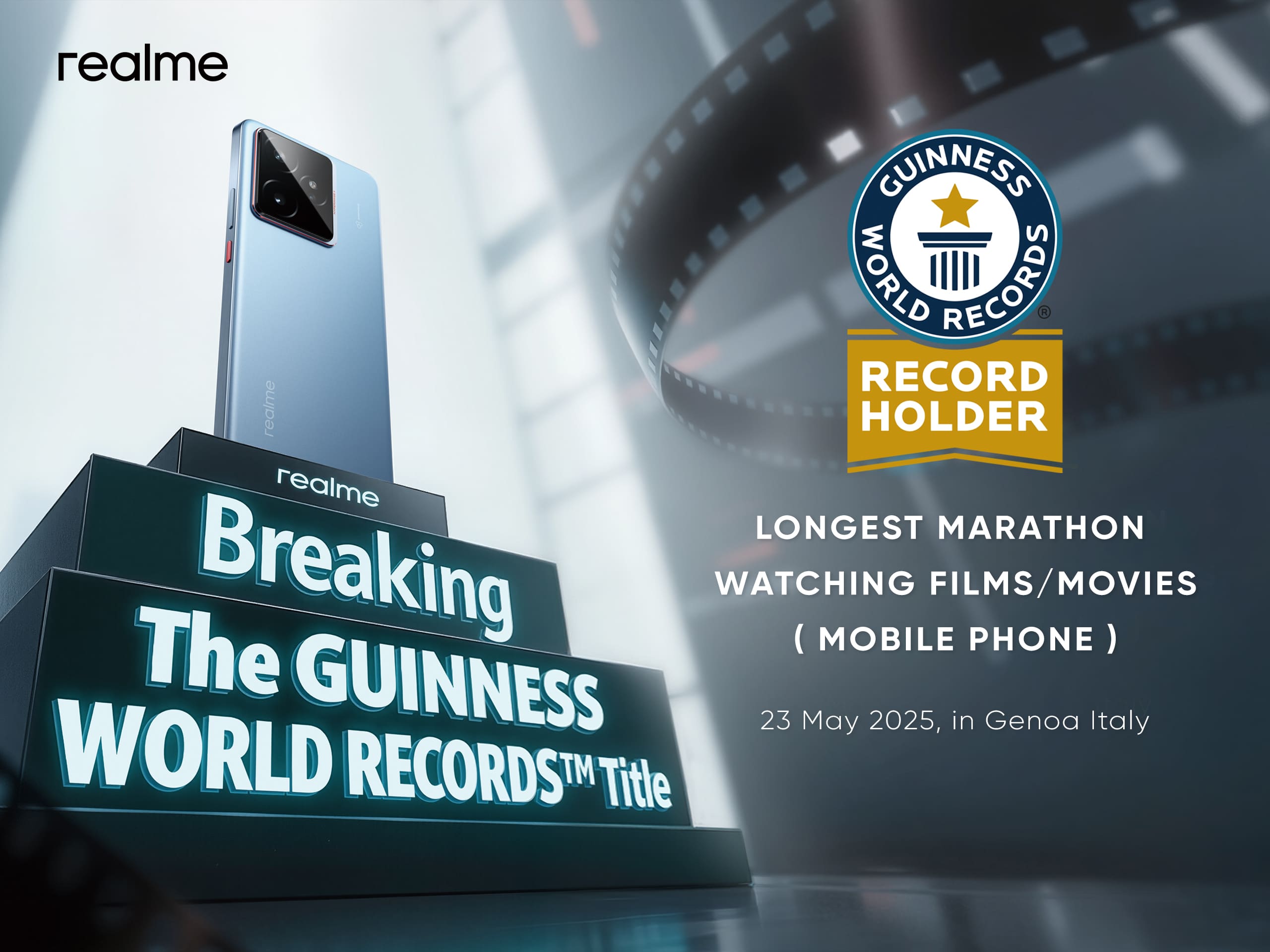 realme GT 7 pecahkan rekor Guinness streaming 24 jam non stop