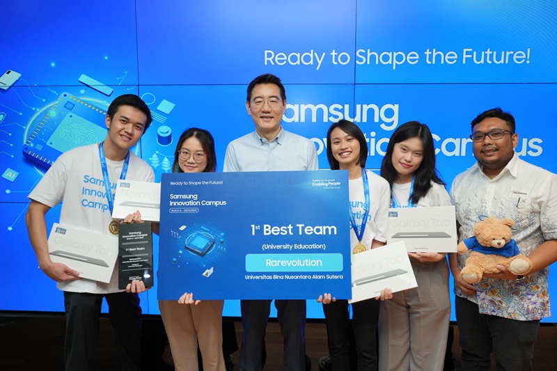 Tim BINUS raih gelar Best Team tingkat Universitas di Samsung Innovation Campus Batch 6