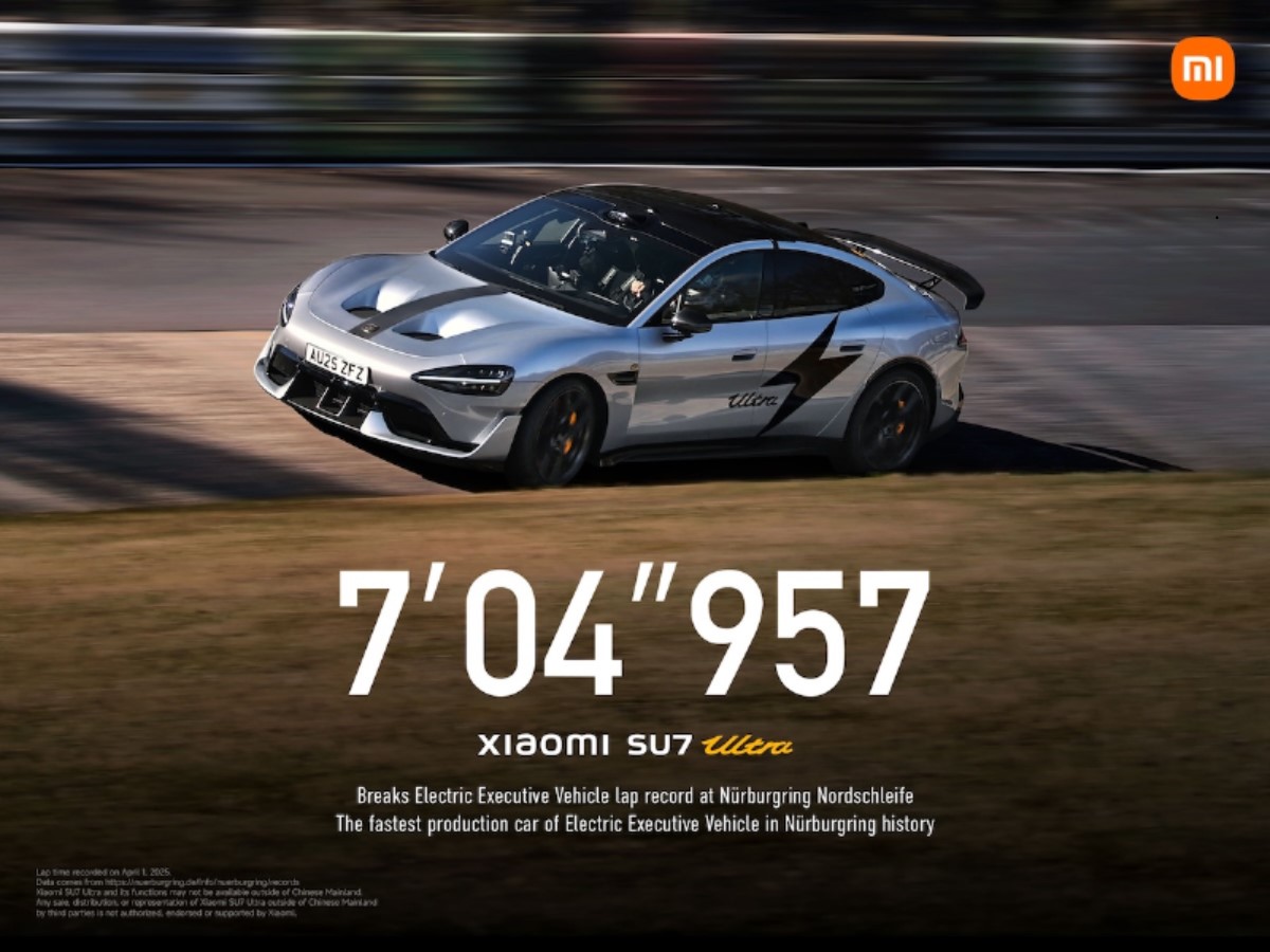 Mobil listrik Xiaomi SU7 Ultra pecahkan rekor Nürburgring
