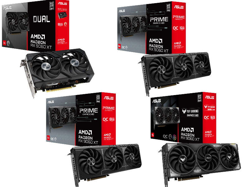 Sambut AMD Radeon RX 9060 XT, ASUS hadirkan 4 GPU baru