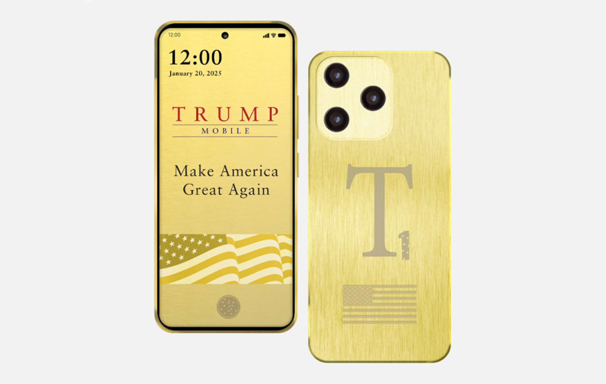 Donald Trump luncurkan ponsel emas dengan layar AMOLED