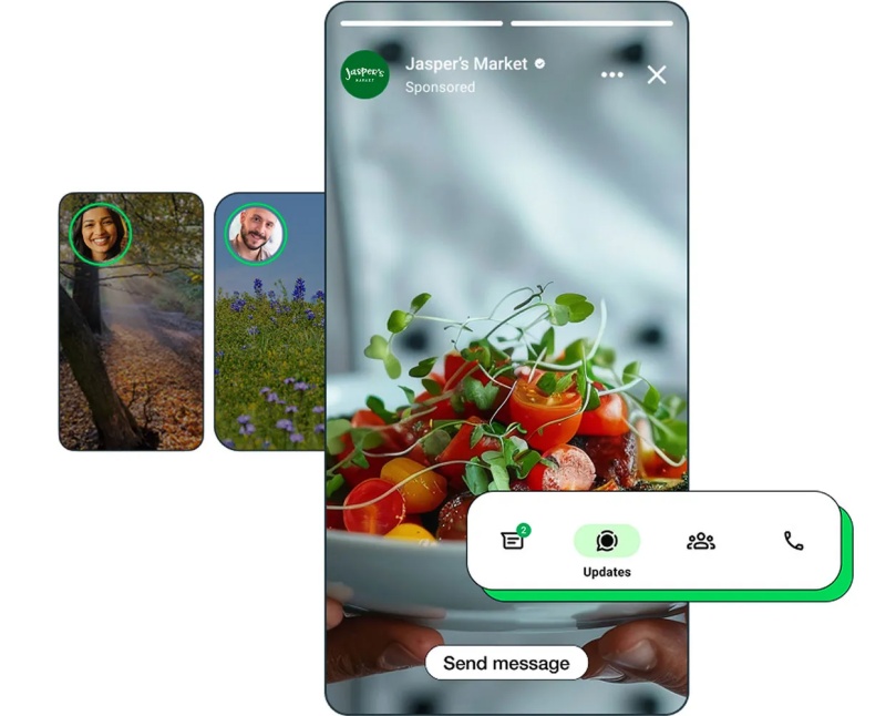 WhatsApp mulai tampilkan iklan di Updates Tab