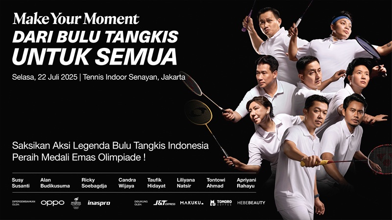 OPPO rayakan kembalinya legenda bulutangkis
