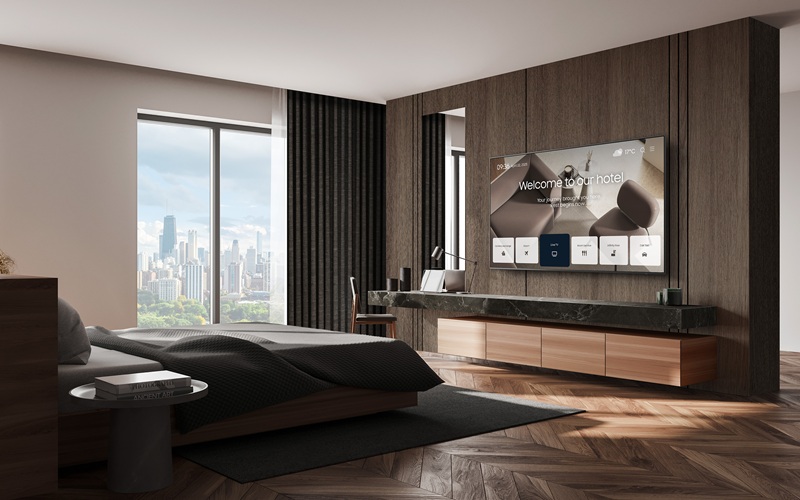 Samsung HU8000F: TV hotel premium dengan Google Cast