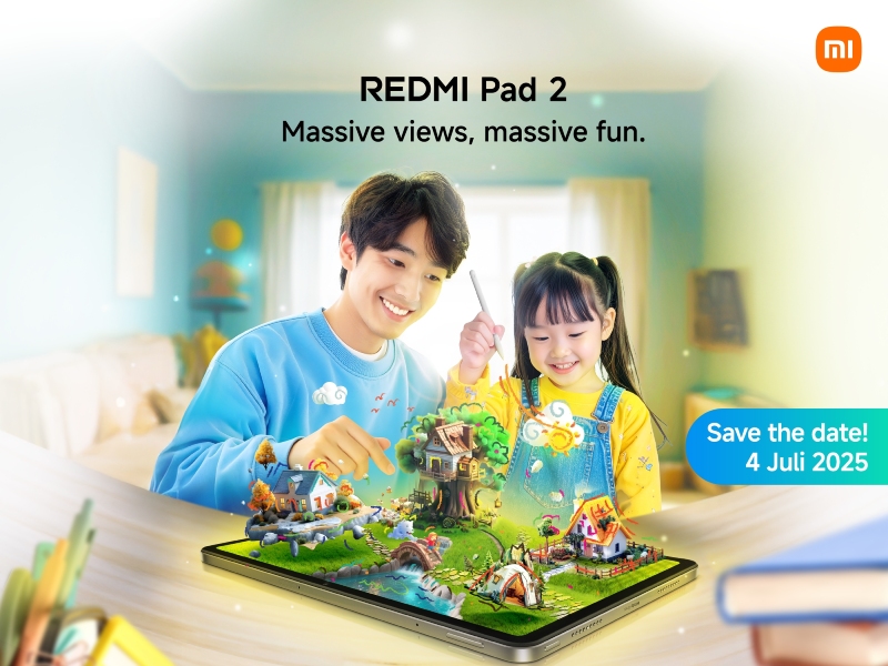 Xiaomi redmi Pad 2 siap meluncur 4 Juli, harga mulai 2 juta-an